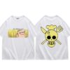 One Piece Sanji T-Shirt – Harajuku Fashion – Summer Short-Sleeved, Loose Casual Men’s Top – Oversized Hip Hop Style One Piece merch 22