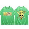 One Piece Sanji T-Shirt – Harajuku Fashion – Summer Short-Sleeved, Loose Casual Men’s Top – Oversized Hip Hop Style One Piece merch 24