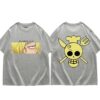 One Piece Sanji T-Shirt – Harajuku Fashion – Summer Short-Sleeved, Loose Casual Men’s Top – Oversized Hip Hop Style One Piece merch 25