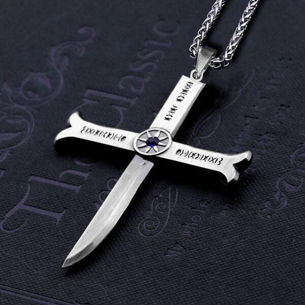 Mihawk Sword Cross Necklace – One Piece Inspired Jewelry | Mihawk Necklace Mihawk 23