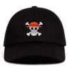 One Piece Pirate Flag Dad Hat – Japanese Anime Inspired – 100% Cotton Embroidered Baseball Cap – Unisex Snapback – Fashionable Outdoor Leisure Wear Hats 9