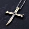 Mihawk Sword Cross Necklace – One Piece Inspired Jewelry | Mihawk Necklace Mihawk 33