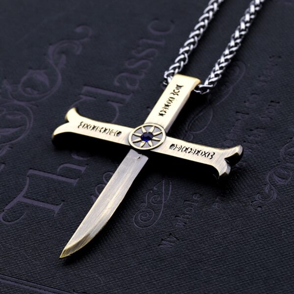 Mihawk Sword Cross Necklace – One Piece Inspired Jewelry | Mihawk Necklace Mihawk 25