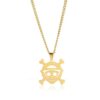 One Piece Necklace – Luffy Jolly Roger Stainless Steel Luffy 21