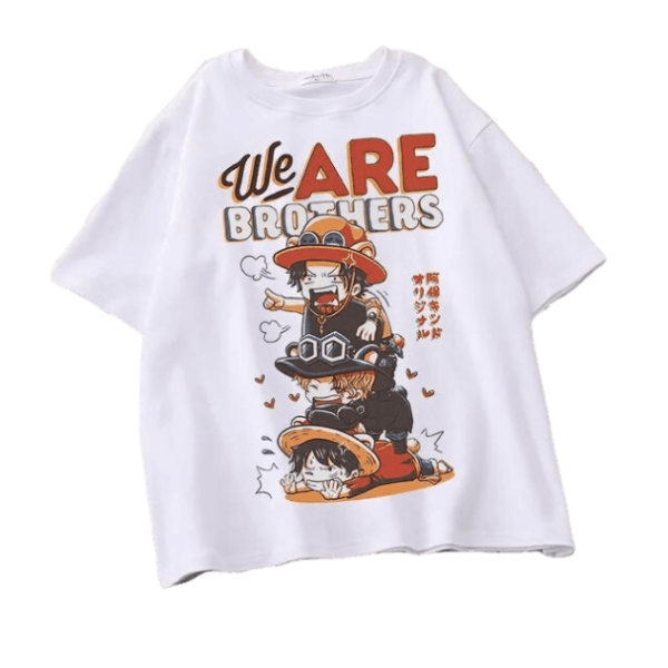 Luffy Ace Sabo Shirt: One Piece merch Iconic Trio T-Shirt Ace 11