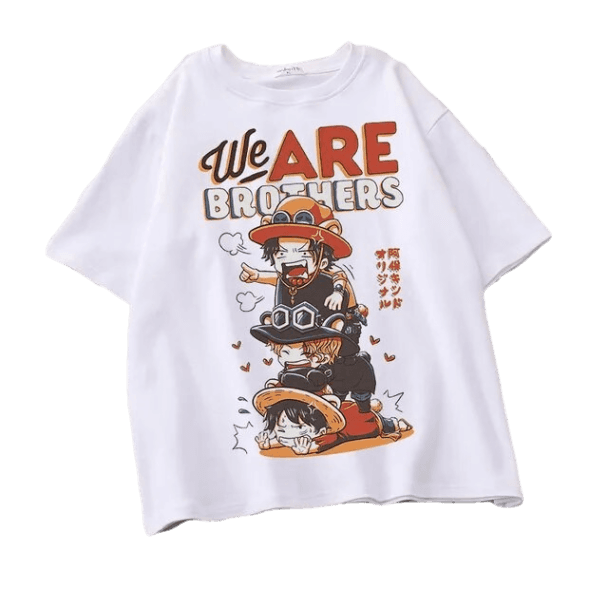 Luffy Ace Sabo Shirt: One Piece merch Iconic Trio T-Shirt