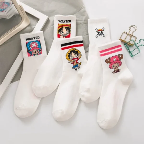 One Piece Socks: Luffy & Chopper Cotton Winter Chopper 15