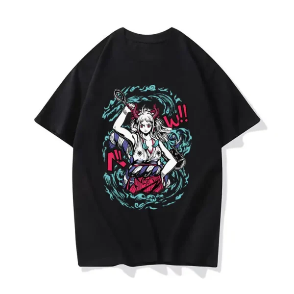 One Piece Yamato Shirt | White & Black One Piece Characters 9