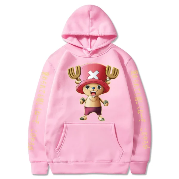 One Piece Chopper Hoodie: Harajuku Style Pullover Chopper 16