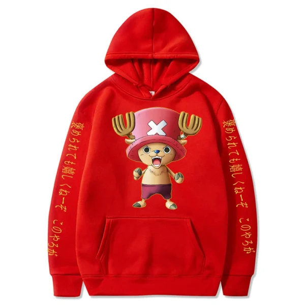 One Piece Chopper Hoodie: Harajuku Style Pullover Chopper 17