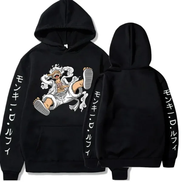 Luffy Gear 5 Hoodie: Sun God-Inspired Autumn & Winter Streetwear Gear 5 7