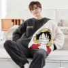 One Piece Luffy Pajamas: Winter Warm Nightwear Luffy 13