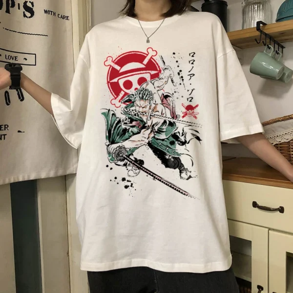 Zoro Shirt: Harajuku Style One Piece merch One Piece Characters 14