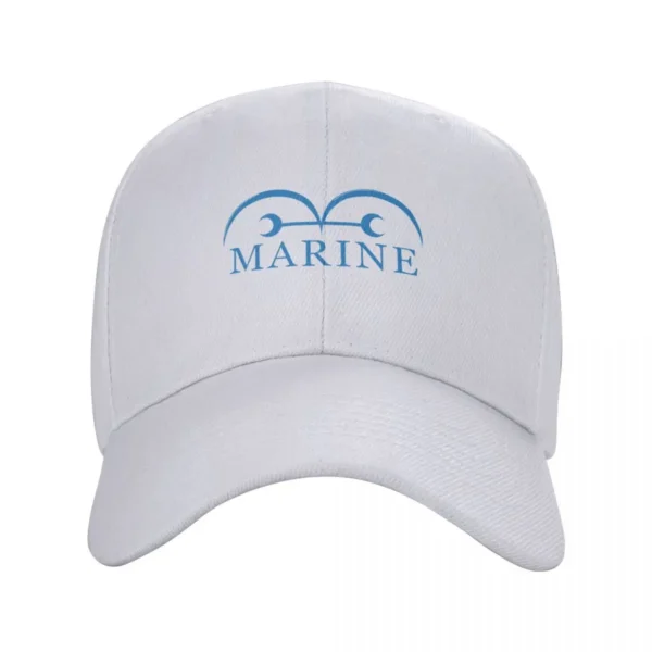 One Piece Marine Hat: Simple Baseball Cap for Fans Cosplay 3