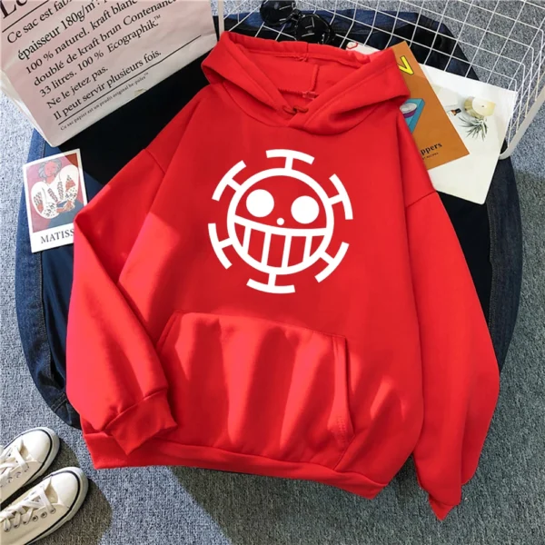 Trafalgar Law Hoodie: Fleece One Piece Merch Hoodies 31