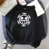 Trafalgar Law Hoodie: Fleece One Piece Merch Hoodies 37