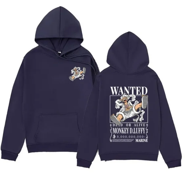 Gear 5 Luffy Hoodie: Bounty Poster Gear 5 25