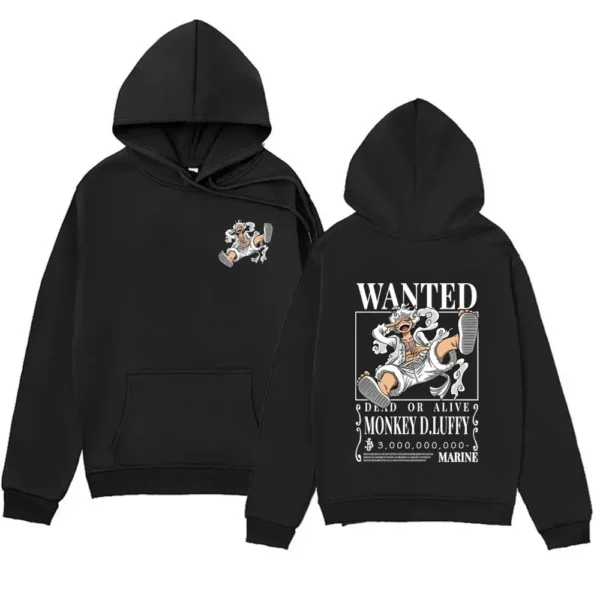 Gear 5 Luffy Hoodie: Bounty Poster Gear 5 21