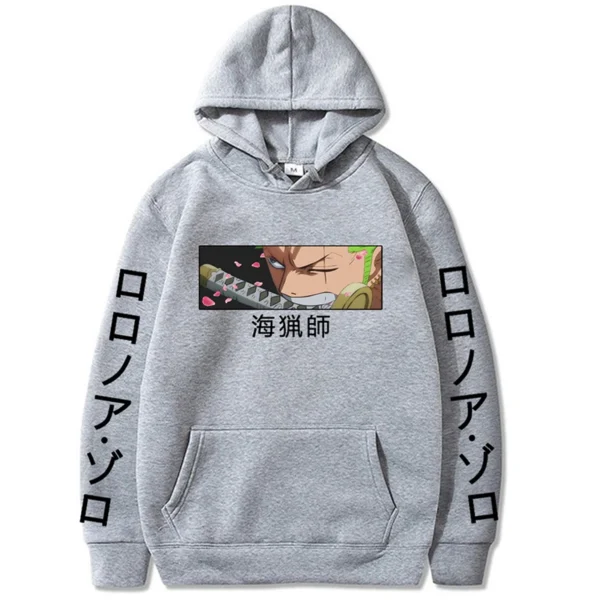 Zoro Hoodie: One Piece Merch Hoodies 19