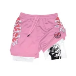 Doflamingo Workout Shorts: Quick Dry Compression