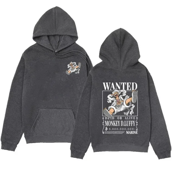 Gear 5 Luffy Hoodie: Bounty Poster Gear 5 26