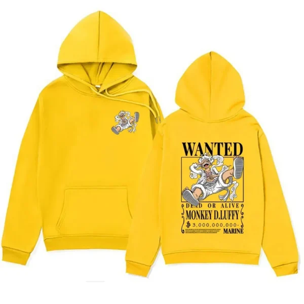 Gear 5 Luffy Hoodie: Bounty Poster Gear 5 28