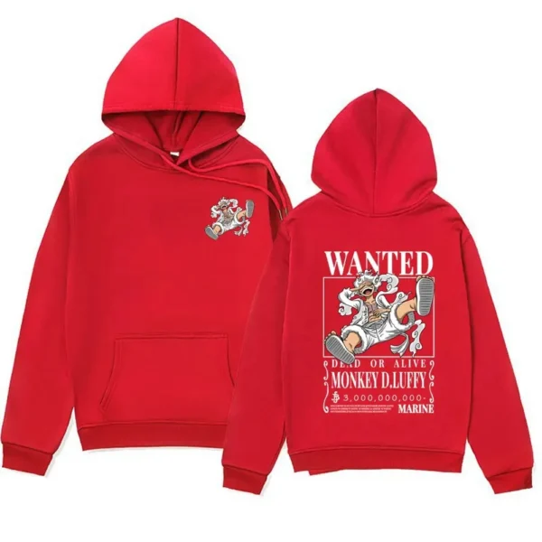 Gear 5 Luffy Hoodie: Bounty Poster Gear 5 24