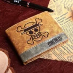 One Piece Anime Figure Wallet: PU Leather Coin Purse with ID Card Holder