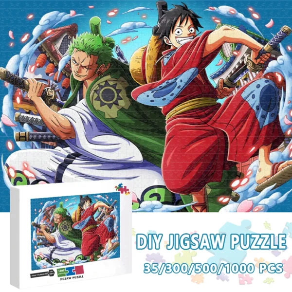 Anime Puzzle Set: Wano One Piece Luffy 13