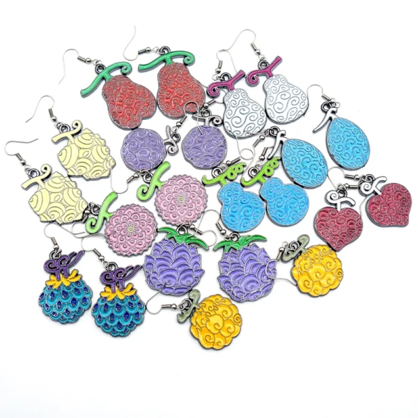 Devil Fruit Earrings Ace 19