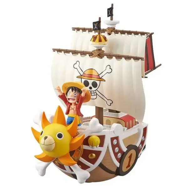 One Piece Ship Figure Luffy Model Toy Peripheral Super Cute Mini Boat Zoro Assembled Model One Piece Ship Kid Birthday Gift One Piece Accessories 22