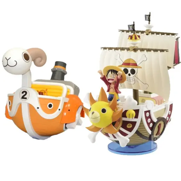 One Piece Ship Figure Luffy Model Toy Peripheral Super Cute Mini Boat Zoro Assembled Model One Piece Ship Kid Birthday Gift One Piece Accessories 21