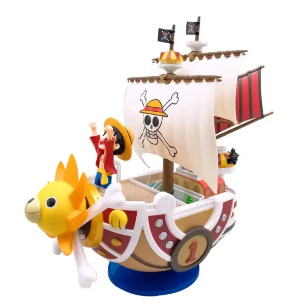 One Piece Ship Figure Luffy Model Toy Peripheral Super Cute Mini Boat Zoro Assembled Model One Piece Ship Kid Birthday Gift One Piece Accessories 25