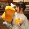 New Type Meat Bone Dual-use Pillow Handwarmer Intresting Stuffed Plush Pillow Soft High Quality Home Decro One Piece Accessories 11