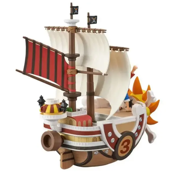 One Piece Ship Figure Luffy Model Toy Peripheral Super Cute Mini Boat Zoro Assembled Model One Piece Ship Kid Birthday Gift One Piece Accessories 23